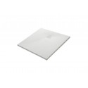 Plato de ducha Stone 80x80 Pizarra Básico Blanco