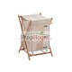 Cesta Gedy ropa sucia Bubo beige.