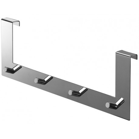 Percha Gedy para colgar ropa en puerta de 20 mm espesor.