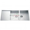 Fregadero inoxidable bajo encimera 115 x 44 cm Adagio Luisina.