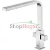 Bimando lavabo alto caño 35x15 mm Cuadro-Tres.