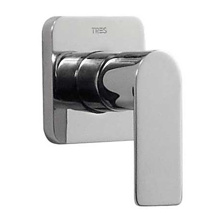 Monomando empotrar ducha Loft-Tres.