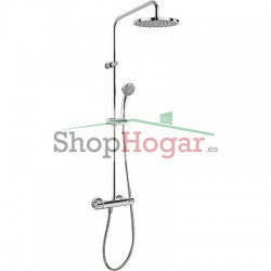 Conjunto ducha termostática Flat-Tres.