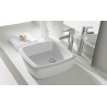 Lavabo Gala sobre encimera cuadrado 39,3 x 39,5 cm Eos.