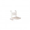 Asiento ducha nylon fijo para colgar Timblau.